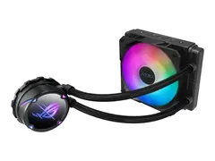 ASUS ROG STRIX LC II 120 ARGB - V&#230;skekj&#248;lesystem for prosessor Radiatorst&#248;rrelse: 120 mm - (for: LGA1156, LGA1155, LGA2011, LGA1150, LGA2011-3, LGA1151, AM4, LGA2066, LGA1200, LGA1152, LGA1700) - kobber - 120 mm