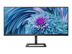 Philips E-line 346E2LAE - LED-skjerm - 34&quot; 3440 x 1440 WQHD @ 100 Hz - VA - 300 cd/m&#178; - 4000:1 - 1 ms - HDMI, DisplayPort, USB-C - h&#248;yttalere - svart