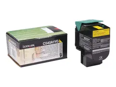 Lexmark - Gul - original - tonerpatron LCCP, LRP for Lexmark C540, C543, C544, C546, X543, X544, X546, X548