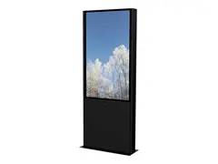 HI-ND Totem - Stativ - for digitalsignerings-LCD-panel utend&#248;rs, portrett - svart - skjermst&#248;rrelse: 55&quot; - plassering p&#229; gulv - for Samsung OH55A-S