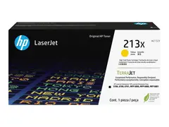 HP 213X - H&#248;y ytelse - gul - original - LaserJet tonerpatron (W2132X) - for Color LaserJet Enterprise 5700dn, 6700dn, MFP 6800dn