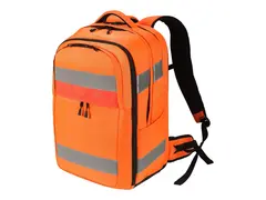 DICOTA Hi-Vis - Ryggsekk - 32-38 liter termoplast-polyuretan (TPU), 600D RPET - oransje