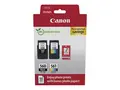 Canon PG-560/CL-561 Photo Value Pack - Blank 2-pack - svart, farge (cyan, magenta, gul) - original - hengeboks - blekkpatron/papirsett - for PIXMA TS5350, TS5350a, TS5350i, TS5351, TS5351a