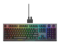 Alienware Tri-Mode AW920K - Tastatur - AlienFX per n&#248;kkel RGB / 16,8 millioner farger tr&#229;dl&#248;s - USB, 2.4 GHz, Bluetooth 5.1 - QWERTY - USA - tastsvitsj: CHERRY MX Red - Dark Side of the Moon