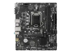 MSI PRO H510M-B - Hovedkort - micro ATX - LGA1200-sokkel H510 Chipset - USB 3.2 Gen 1 - Gigabit LAN - innbygd grafikk (CPU kreves) - HD-lyd (8-kanalers)