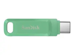 SanDisk Ultra Dual Drive Go - USB-flashstasjon 64 GB - USB 3.2 Gen 1 / USB-C - absintgr&#248;nn