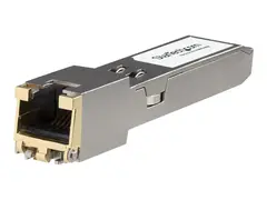 StarTech.com HPE JL563A Compatible SFP+ Module, 10GBASE-T, SFP to RJ45 Cat6/Cat5e, 10GE Gigabit Ethernet SFP+, RJ-45 (Copper) 30m, HPE 8320, 8325-48Y8, 10Gbps SFP+ Module Transceiver Lifetime Warranty (JL563A-ST) - SFP+ transceivermodul (tilsvarer: HP JL563A) - 10GbE - 10Base-T, 100Base-TX, 1000Base-T, 10GBase-T - RJ-45 - opp til 30 m - for HPE Aruba 8320, 8325-48Y8C, MACsec Advanced Module; CX 10000 Empty Chassis