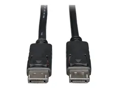 Eaton Tripp Lite Series DisplayPort Cable with Latching Connectors, 4K 60 Hz (M/M), Black, 3 ft. (0.91 m) DisplayPort-kabel - DisplayPort (hann) til DisplayPort (hann) - 91 cm - svart