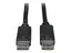 Eaton Tripp Lite Series DisplayPort Cable with Latching Connectors, 4K 60 Hz (M/M), Black, 3 ft. (0.91 m) DisplayPort-kabel - DisplayPort (hann) til DisplayPort (hann) - 91 cm - svart