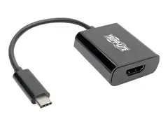 Eaton Tripp Lite Series USB C to HDMI Adapter Converter M/F 4K USB Type C to HDMI Black USB Type C, Thunderbolt 3 Compatible Ekstern videoadapter - USB-C 3.1 - HDMI - svart