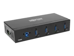 Eaton Tripp Lite series 4-Port Rugged Industrial USB 3.0 SuperSpeed Hub Hub - 4 x SuperSpeed USB 3.0 - DIN-skinnemonterbar, veggmonterbar