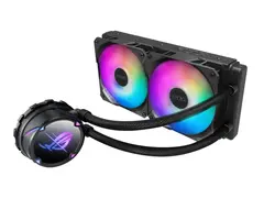 ASUS ROG STRIX LC II 240 ARGB - V&#230;skekj&#248;lesystem for prosessor Radiatorst&#248;rrelse: 240 mm - (for: LGA1156, LGA1155, LGA2011, LGA1150, LGA2011-3, LGA1151, AM4, LGA2066, TR4, LGA1200, LGA1700) - 120 mm