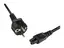 StarTech.com 2m (6ft) Laptop Power Cord, EU Schuko to C5, 2.5A 250V, 18AWG, Notebook / Laptop Replacement AC Cord, Printer/Power Brick Cord, Schuko CEE 7/7 to Clover Leaf IEC 60320 C5 Laptop Charger Cable - Str&#248;mkabel - IEC 60320 C5 til power CEE 7/7 (hann) - AC 250 V - 2 m - svart