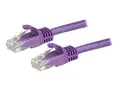 STARTECH 15M PURPLE SNAGLESS CAT6 UTP PATCH CABLE - ETL VERIFIED