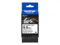 Brother HSe-221E - Svart p&#229; hvitt Rull (0,9 cm x 1,5 m) 1 kassett(er) hengeboks - varmekrympetape - for P-Touch PT-D800, PT-E300, PT-E310, PT-E550, PT-P700, PT-P750, PT-P900, PT-P950