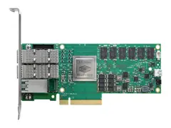 NVIDIA BlueField-2 Ethernet DPU - Nettverksadapter PCIe 4.0 x8 - 100 Gigabit QSFP56 x 2