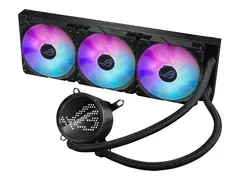 ASUS ROG RYUO III 360 ARGB - V&#230;skekj&#248;lesystem for prosessor Radiatorst&#248;rrelse: 360 mm - (for: AM4, LGA1200, LGA1700, AM5, LGA115x Socket) - kobbersokkel - 120 mm - svart