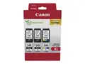 Canon PG-545XL x2 /CL-546XL Multi Pack - 3-pack H&#248;y ytelse - svart, farge (cyan, magenta, gul) - original - hengeboks - blekkpatron - for PIXMA TR4551, TR4650, TR4651, TS3350, TS3351, TS3352, TS3355, TS3450, TS3451, TS3452