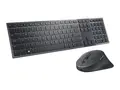 Dell Premier KM900 - Tastatur- og mussett samarbeid - bakbelysning - tr&#229;dl&#248;s - 2.4 GHz, Bluetooth 5.1 - QWERTY - Pan Nordic - grafitt - med 3 years NBD Advance Exchange