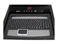 APC LCD Console - KVM-konsoll - 17&quot; kan monteres i rack - 1280 x 1024 @ 75 Hz - svart - 1U - for P/N: AR3103, AR3103SP, AR3106SP, SRT1000RMXLI, SRT1000RMXLI-NC, SRT5KRMXLW-TW