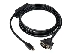 Eaton Tripp Lite Series Mini DisplayPort 1.2 to VGA Active Adapter Cable (M/M), 10 ft. (3.1 m) Skjermkabel - Mini DisplayPort (hann) til HD-15 (VGA) (hann) - 3.05 m - aktiv - svart