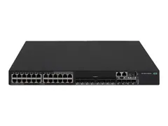 HPE FlexNetwork 5140 HI - Switch 1-spors - L3 - Styrt - 24 x 10/100/1000 + 8 x kombo-Gigabit SFP + 4 x 10 Gigabit Ethernet / 1 Gigabit Ethernet SFP+ - luftflyt fra side til bakside - rackmonterbar