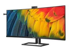 Philips 40B1U6903CH - 6000 Series - LED-skjerm kurvet - USB - 39.7&quot; - 5120 x 2160 WUHD @ 75 Hz - IPS - 300 cd/m&#178; - 1000:1 - HDR10 - 4 ms - Thunderbolt 4, 2xHDMI, DisplayPort - h&#248;yttalere - teksturert svart