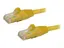 StarTech.com 5m CAT6 Ethernet Cable, 10 Gigabit Snagless RJ45 650MHz 100W PoE Patch Cord, CAT 6 10GbE UTP Network Cable w/Strain Relief, Yellow, Fluke Tested/Wiring is UL Certified/TIA Category 6 - 24AWG (N6PATC5MYL) - Nettverkskabel - RJ-45 (hann) til RJ-45 (hann) - 5 m - UTP - CAT 6 - uten hindringer, flertr&#229;det - gul