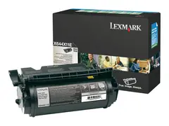 Lexmark - Ekstra h&#248;y ytelse - svart - original tonerpatron LRP - for Lexmark X644dte, X644e, X646dte, X646dtem, X646dtes, X646e, X646ef, X646em, X646es