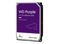 WD Purple WD43PURZ - Harddisk - 4 TB - overv&#229;kning intern - 3.5&quot; - SATA 6Gb/s - 5400 rpm - buffer: 256 MB