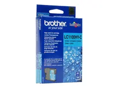 Brother LC1100HYC - H&#248;y ytelse cyan - original - blekkpatron - for Brother DCP-6690CW, MFC-5890CN, MFC-5895CW, MFC-6490CW, MFC-6890CDW; Justio MFC-5890CN