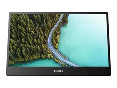 Philips 16B1P3302D - 3000 Series - LED-skjerm 16&quot; (15.6&quot; synlig) - portabel - 1920 x 1080 Full HD (1080p) @ 75 Hz - IPS - 250 cd/m&#178; - 700:1 - 4 ms - 2xUSB-C - svart