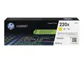 HP 220X - H&#248;y ytelse - gul - original - LaserJet boks - tonerpatron (W2202X) - for Color LaserJet Pro 4201dn, 4201dne, 4201dw, 4201dwe, 4202dn, 4202dw, 4203dw