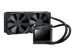 ASUS ROG Ryujin II 240 - V&#230;skekj&#248;lesystem for prosessor (for: LGA1156, LGA1366, LGA1155, LGA2011, LGA1150, LGA2011-3, LGA1151, AM4, LGA2066, TR4, LGA1200, LGA1152) - kobberkaldplate - 120 mm