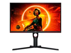 AOC Gaming 25G3ZM/BK - G3 Series - LED-skjerm gaming - 25&quot; (24.5&quot; synlig) - 1920 x 1080 Full HD (1080p) @ 240 Hz - VA - 300 cd/m&#178; - 3000:1 - 0.5 ms - 2xHDMI, DisplayPort - svart, r&#248;d