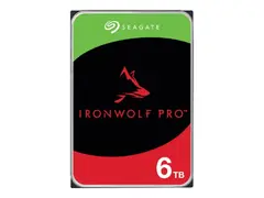 Seagate IronWolf Pro ST6000NT001 Harddisk - 6 TB - intern - 3.5&quot; - SATA 6Gb/s - 7200 rpm - buffer: 256 MB - med 3-&#229;rs Seagate Rescue Data Recovery