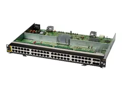 HPE Aruba 6400 48-port 1GbE Class 6 PoE and 4-port SFP56 v2 Module Switch - L3 - 48 x 10/100/1000 (PoE) + 4 x 50 Gigabit Ethernet SFP56 - rackmonterbar - PoE - for P/N: R0X27C, R0X38C, R0X39C, R0X40C, R0X41C, R0X42C, R0X43C