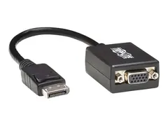 Tripp Lite Displayport to VGA Adapter Converter Active M/F 6in DP to VGA 50 Pack Videokonverter - DisplayPort - VGA - svart - l&#248;svekt (en pakke 50)