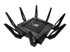 ASUS ROG Rapture GT-AX11000 PRO - Tr&#229;dl&#248;s ruter maske 4-portssvitsj - 10GbE, 2.5GbE - WAN-porter: 2 - Wi-Fi 6 - Trippelb&#229;nd