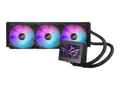 ASUS ROG Ryujin III 360 ARGB - V&#230;skekj&#248;lesystem for prosessor med LCD-skjerm - (for: AM4, LGA1200, LGA1700, AM5, LGA115x Socket) - kobber - 120 mm