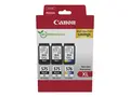 Canon PG-575XLx2/CL-576XL Multipack - 3-pack H&#248;y ytelse - svart, farge (cyan, magenta, gul) - original - hengeboks - blekkpatron - for PIXMA TR4750i, TR4751i, TS3550i, TS3551i