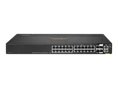 HPE Aruba 6200M 24G 4SFP+ TAA Switch Switch - Max. Stacking Distance 10 km - L3 - Styrt - 24 x 10/100/1000 + 4 x 1 Gigabit / 10 Gigabit SFP+ (opplink / stabling) - front og side til bakside - rackmonterbar - BTO - TAA-samsvar