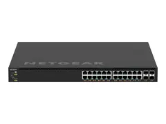 NETGEAR M4350 Series M4350-24G4XF - Switch L3 - Styrt - 24 x 10/100/1000 (PoE+) + 4 x SFP+ - front til bakside-luftflyt - rackmonterbar - PoE+ (720 W)