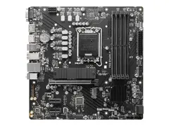 MSI PRO B760M-P - Hovedkort - micro ATX LGA1700-sokkel - B760 Chipset - USB 3.2 Gen 1, USB-C 3.2 Gen2 - Gigabit LAN - innbygd grafikk (CPU kreves) - HD-lyd (8-kanalers)