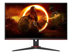 AOC Gaming Q27G2E/BK - G2 Series - LED-skjerm gaming - 27&quot; - 2560 x 1440 QHD @ 155 Hz - VA - 250 cd/m&#178; - 3000:1 - 1 ms - 2xHDMI, DisplayPort - svart, r&#248;d