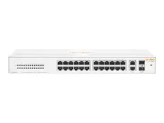 HPE Aruba Instant On 1430 26G 2SFP Switch Switch - ikke-styrt - 26 x 10/100/1000 + 2 x 100/1000 SFP - stasjon&#230;r, rackmonterbar, veggmonterbar - BTO