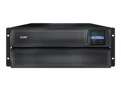 APC Smart-UPS X 3000 Rack/Tower LCD - UPS (rackmonterbar/ekstern) AC 230 V - 2700 watt - 3000 VA - RS-232, USB - utgangskontakter: 10 - 4U - svart - for P/N: AR4024SP, AR4024SPX429, AR4024SPX431, AR4024SPX432, NBWL0356A, SMX2000LVUS