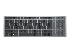 Dell KB740 - Tastatur - kompakt, multi-enhet tr&#229;dl&#248;s - 2.4 GHz, Bluetooth 5.0 - QWERTY - Pan Nordic - titangr&#229; - med 3-&#229;rs Next Business Day Advanced Exchange Service