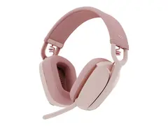 Logitech Zone Vibe 100 - Hodesett full st&#248;rrelse - Bluetooth - tr&#229;dl&#248;s - rosa