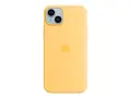 Apple - Baksidedeksel for mobiltelefon - MagSafe-samsvar silikon - solgl&#248;d - for iPhone 14 Plus